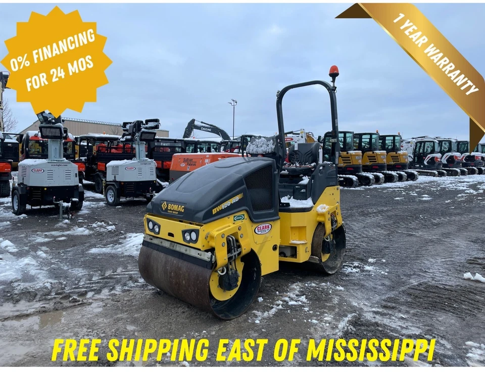 2021 Bomag BW120AD-5 Vibratory Asphalt Roller Compactor - Excellent! - Image 1 of 4