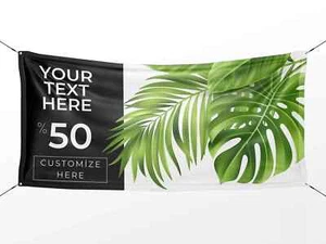 Custom Banner Display, Polyester/Vinyl, Advertising Sign, Indoor/Outdoor - Picture 1 of 10