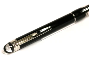 Nuevo Bolígrafo Montblanc Starwalker Negro con Borde Platino 25606 - Imagen 1 de 7