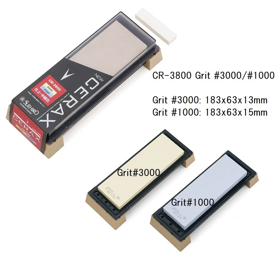Suehiro Whetstone CERAX Cr-3800 3000 1000 Dual Combination Stone