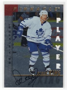 1997-98 Pinnacle BAP Derek King Die Cut Auto Autograph #40