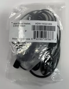 BlackBerry 3,5 mm auricolare stereo - auricolare vivavoce universale (HDW-14322-005) - Foto 1 di 2