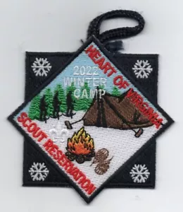Heart of VA Scout Reservation, 2022 Winter Camp Patch, Mint! - Picture 1 of 1