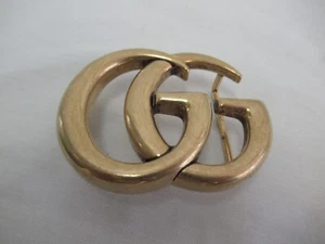 Gucci Hebilla Cinturón GG Tono Dorado Marmont Doble G - Imagen 1 de 4