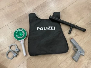 Polizist Karnaval Kostüm Fasching Gr. 92-122 - Bild 1 von 4