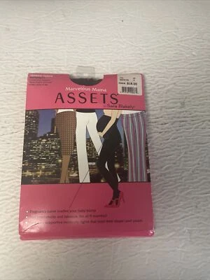 Medias Assets By Sara Blakely Maravilloso Mamá Maternidad Terribles Talla 3 Negras Foto 1 de 4