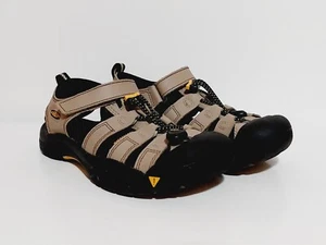 KEEN Women's Hiking Sandals Size 4 Beige Brown Leather Waterproof - Picture 1 of 21