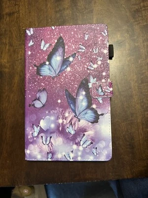 Estuche Fire Max 11 HD Mariposas Rosa y Púrpura Foto 1 de 4