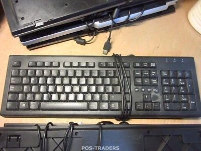 HP PR1101U QWERTY USB Wired Desktop Computer Keyboard Tastatur Toetsenbord - Bild 1 von 2