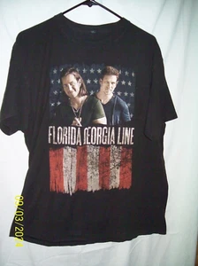 VINTAGE "FLORIDA / GEORGIA LINE" SÄNGER SCHWARZ "T" SHIRT GR XL - Bild 1 von 2
