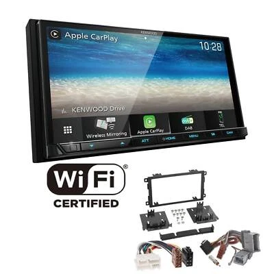 Kenwood Radio WiFi CarPlay Android Auto DAB für GM Hummer H2 2003-2007 schwarz - Bild 1 von 4
