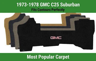 Alfombra delantera Lloyd Ultimat para '73-78 GMC C25 Suburban con plata/rojo GMC 1 Foto 1 de 4