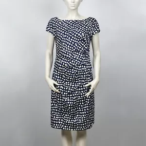 Intrend by MAX MARA Kleid Gefüttert Baumwollmischung Stretch Jersey Klassisch 44 - Picture 1 of 8