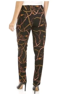 Hose Grafik Stretch Gold Größe 6 Richtungen Medium Pull-On Damen Regular Teenager - Bild 1 von 11