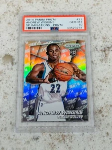 2014-15 Panini Prizm SP Variation ROOKIE #31 ANDREW WIGGINS PSA 10 SILVER RC!!! - Picture 1 of 2