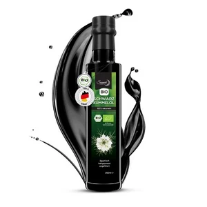 Sunnah Shop® Bio Schwarzkümmelöl ungefiltert kaltgepresst - 100% naturrein 250ml - Bild 1 von 8