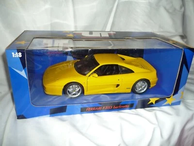 Ferrari 355 GTB Jaune ut Models  1/18 avec boite - Photo 1/4