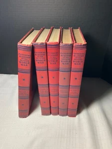 5x Vintage 1940’s Pictorial History Of The Second World War Volumes 1-5 - Imagen 1 de 9