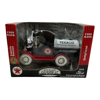 Caja de cambios edición limitada 1:24 diecast 1912 Ford Texaco petrolero banco de monedas nuevo en caja Foto 1 de 4