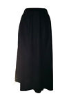 TALBOTS Black  Velvet Maxi Skirt 16  Side Zip Classic A - Line