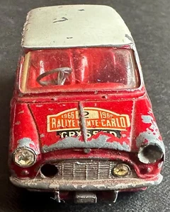 CORGI TOY 321 1966 MONTE CARLO RALLYE BMC MINI COOPER S GRX555D - Picture 1 of 8