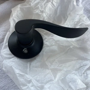 SCHLAGE F170ACC622LH  Accent Left Hand Dummy Lever, Matte Black - Picture 1 of 7