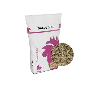 GALLUGOLD Geflügelkorn Hühnerfutter Pellets 25 kg Alleinfutter Hühner Gänse Ente - Bild 1 von 8