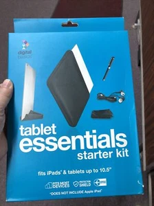 Digital Basics Tablet Essentials Starter Kit For iPads/Tablets 10.5" Black  NEW - Picture 1 of 6