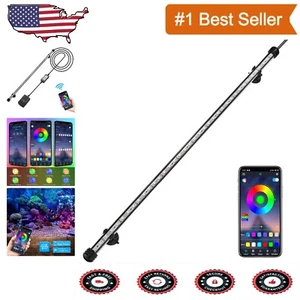 Multicolor Underwater LED Spotlight - APP-Controlled Submersible Aquarium Light - Picture 1 of 11