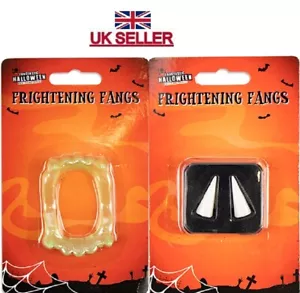 Halloween Fangs Frightening Fake Teeth Fancy Dress Costume Party Trick Treat Fun - Picture 1 of 6