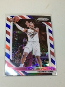 F40568  2018-19 Panini Prizm Prizms Red White and Blue VINCENT EDWARDS ROCKETS