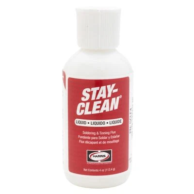 Harris Stay-Clean fundente de soldadura líquido botella de 4 oz - SCLF4 Foto 1 de 4