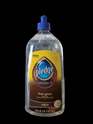 Esmalte brillante para pisos Pledge Revive It protege el brillo de larga duración original 27 oz  Foto 1 de 3
