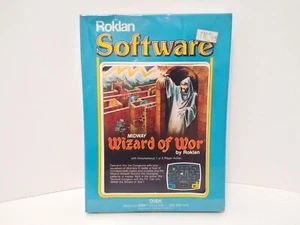 Wizard of Wor (Atari 400 / 800) NEW! Sealed Disk 32K Memory Roklan Software - Picture 1 of 19
