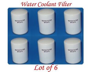 6 PCS coolant Spin-on Water Filter Fit: Caterpillar Komatsu Cummis Atlas-Copco