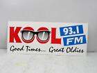 KOOL 93.1 FM Las Vegas "Good Times...Great Oldies" Bumper Sticker Decal