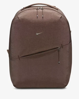 Mochila Nike Aura (24L) Viaje Escuela Laptop Bolso Sin Cordones Visón Marrón HF7007 214 Foto 1 de 4