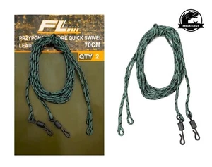 2 x FL Leadcore Leader Karpfenmontage Carptackle Karpfen Vorfach Quick Change - Bild 1 von 5
