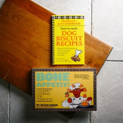 LOT Recipe BOOKS for DOGS - MacPherson's K-9 Cookbook + Bone Apetit - EXCELLENT - Image 1 of 4