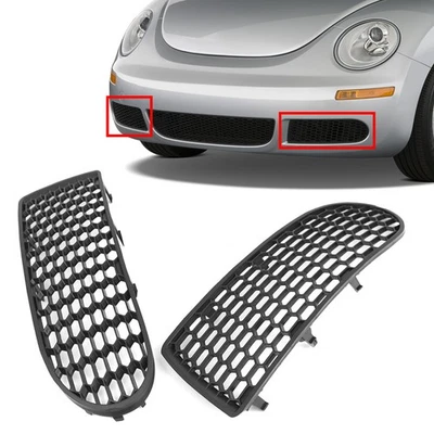 Honeycomb Front Bumper Fog Light Grille For Volkswagen Beetle 2005-2010 - Изображение 1 из 4