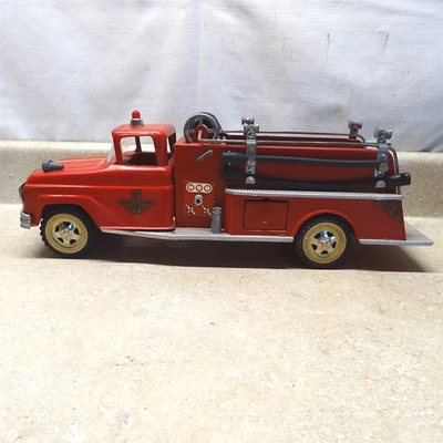 Vintage Tonka Fire Pumper Truck No. 5 Engine, Pressed Steel 1960's - Image 1 of 4