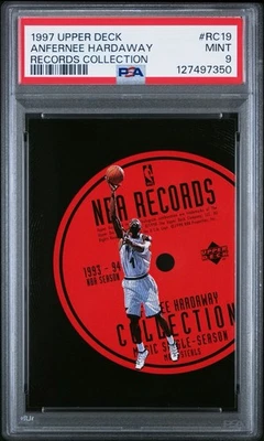 1997 Upper Deck Anfernee Hardaway Records Collection PSA 9 💎Pop 4 (Nenhum Superior) - Imagem 1 de 3