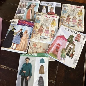 A Lot of 8 Clothing Sewing Patterns Butterick Simplicity McCall’s and Newlook - Picture 1 of 16