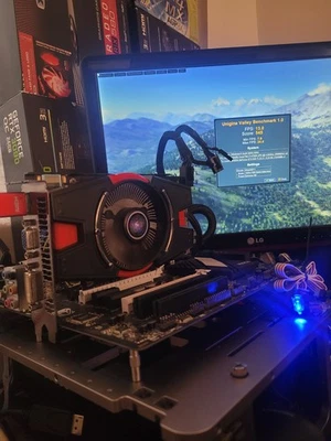 Nvidia ASUS Geforce GTX 550 ti 1gb RETRO Gaming PC Graphics card ati amd gts - Image 1 of 4