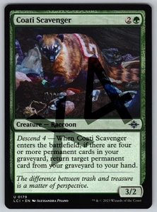 x4 Coati Scavenger U The Lost Caverns of Ixalan 179 NM Creature — Raccoon Normal - Picture 1 of 2