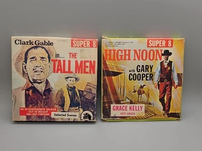  The Tall Men / High Noon Super 8 Film Lot Clark Gable Gary Cooper - Image 1 of 4
