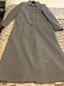 Full Length Coat Heine Grey Size 20 - Picture 1 of 14
