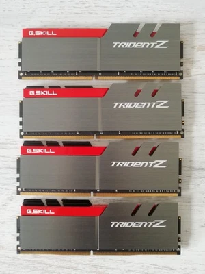 G.Skill Trident Z Rot 32GB (4x8GB) DDR4 3400 MHz RAM Arbeitsspeicher - Bild 1 von 4