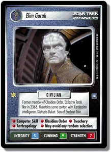 Elim Garak - Deep Space 9 - Star Trek CCG 1E - Bild 1 von 6