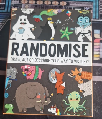 Randomise Card Game - Draw, Act, Describe. Beautiful illustrations by Leelu - Image 1 of 3